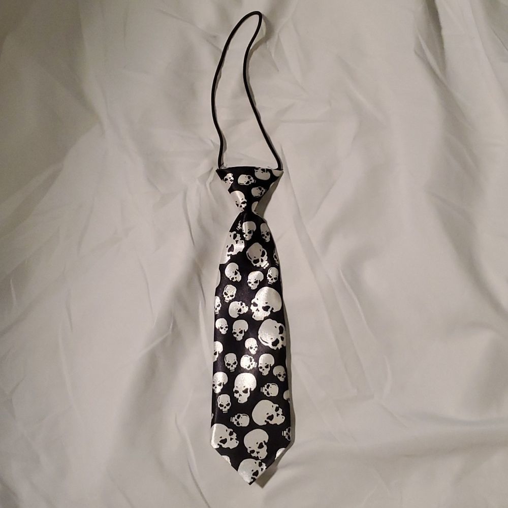 NEW LARGE SKULLS TIE